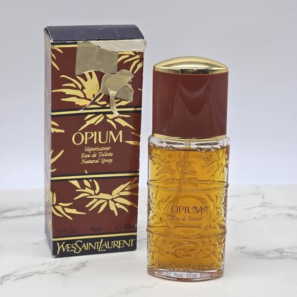 Yves Saint Laurent Opium EDT Natural Spray 50ml Classic 1.6 fl oz NEW open box - Picture 1 of 4